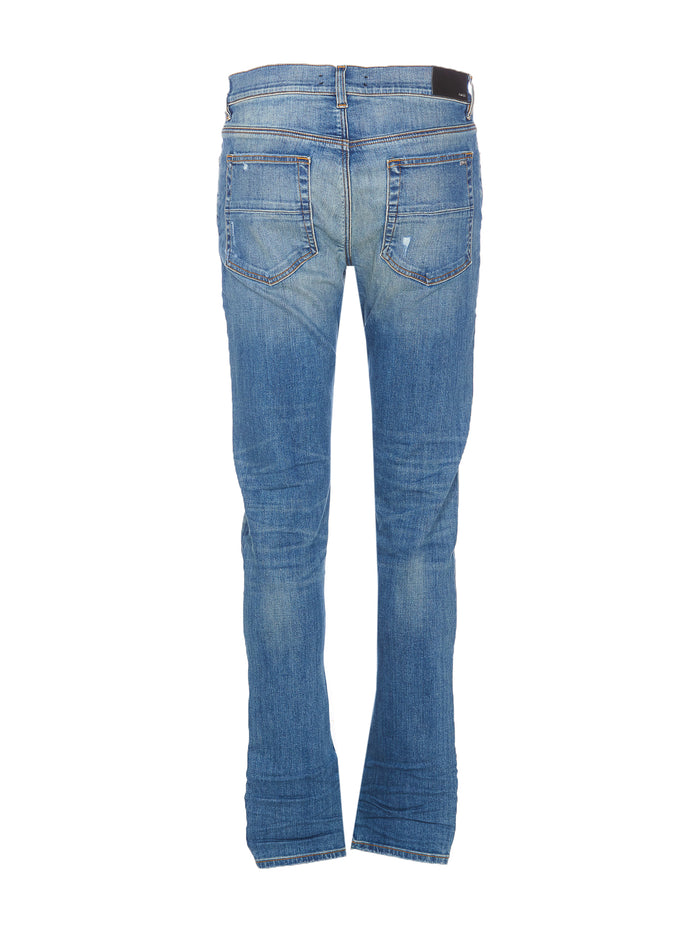 Amiri Jeans Blue Cotton
