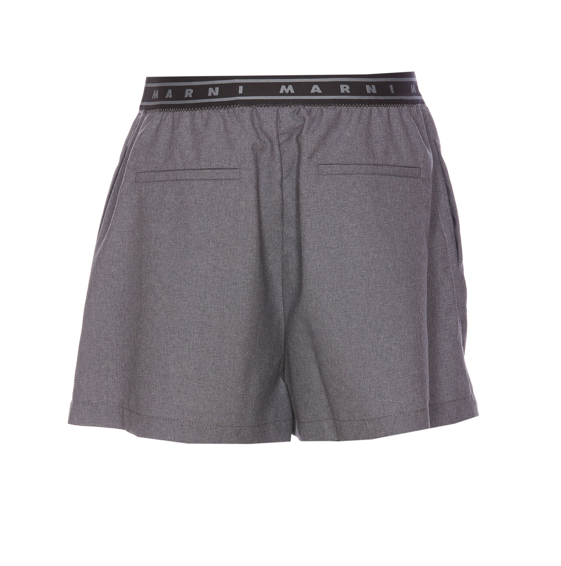 Marni Shorts Grey Virgin Wool