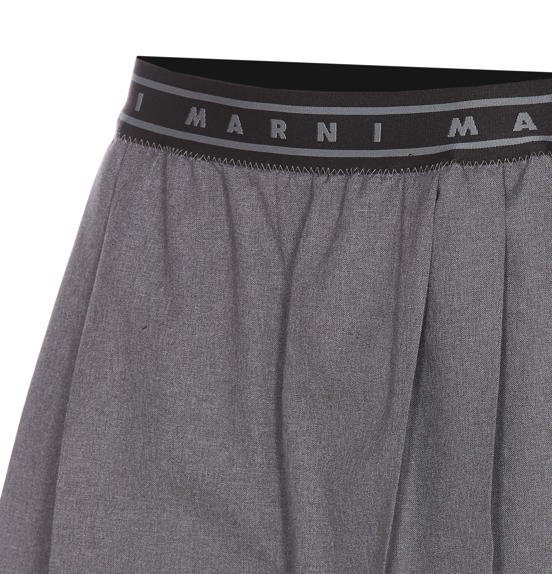 Marni Shorts Grey Virgin Wool