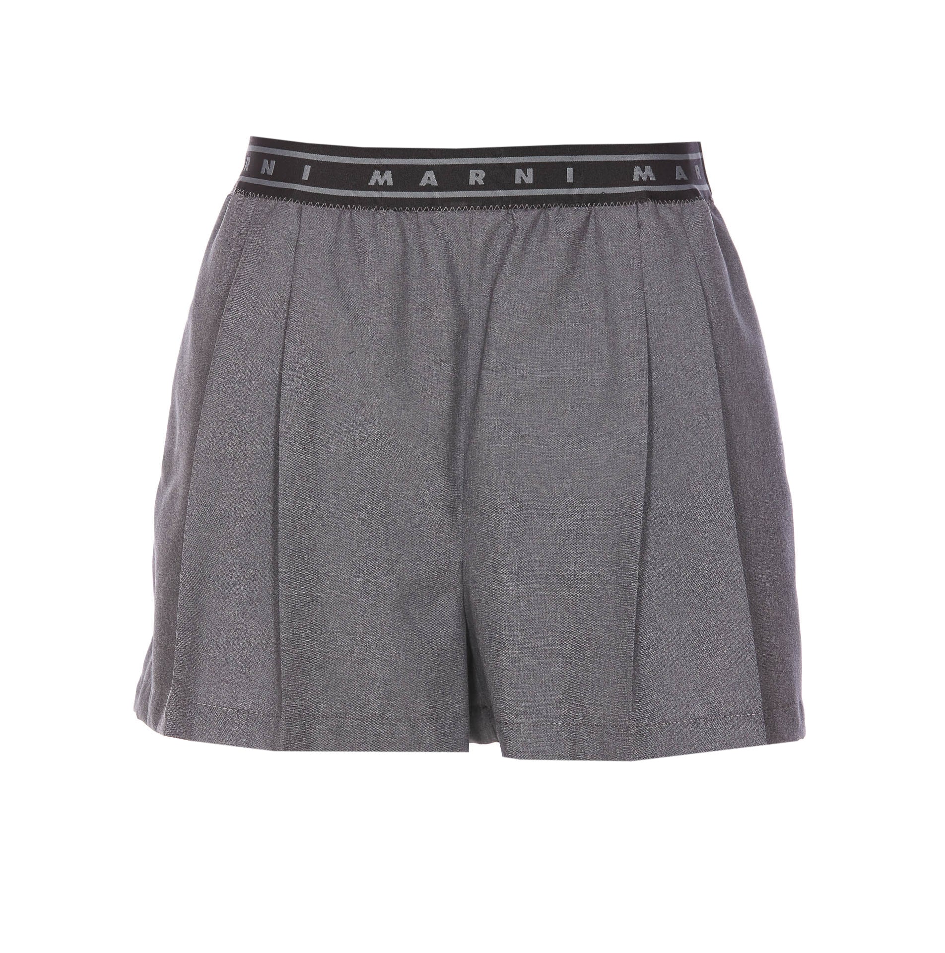 Marni Shorts Grey Virgin Wool