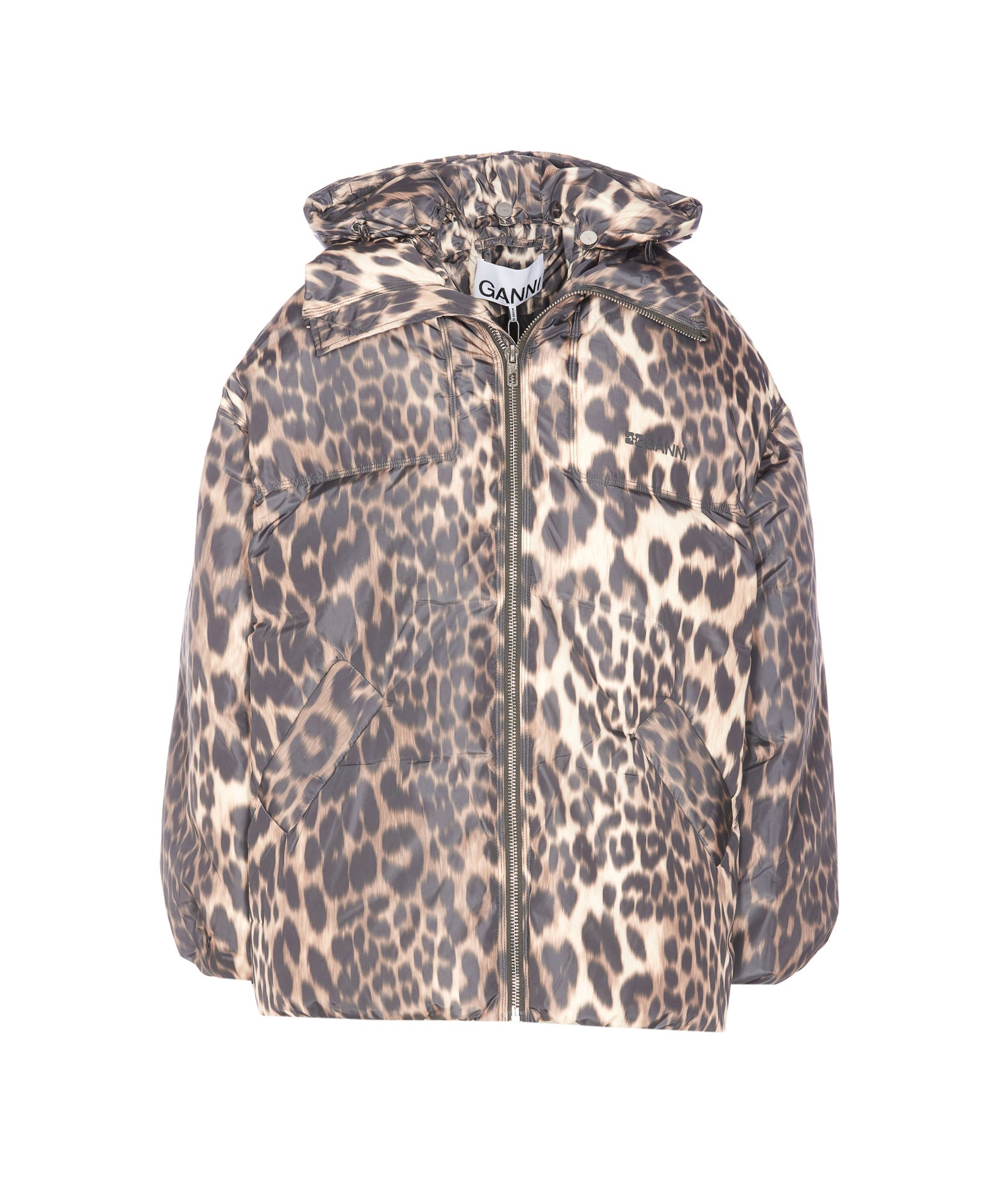 Ganni Coats Multicolour Recycled Polyester