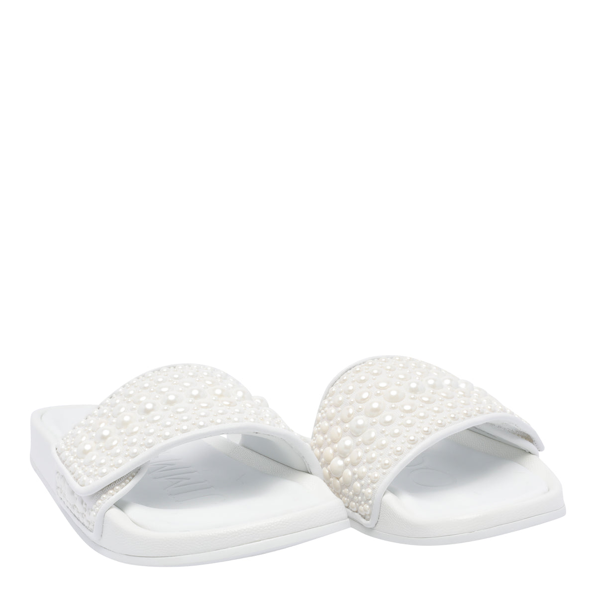 Jimmy Choo Sandals White Fabric/rubber Sole