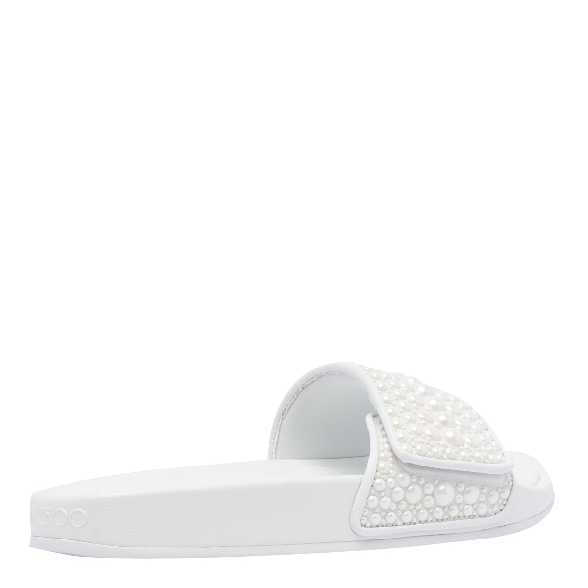 Jimmy Choo Sandals White Fabric/rubber Sole