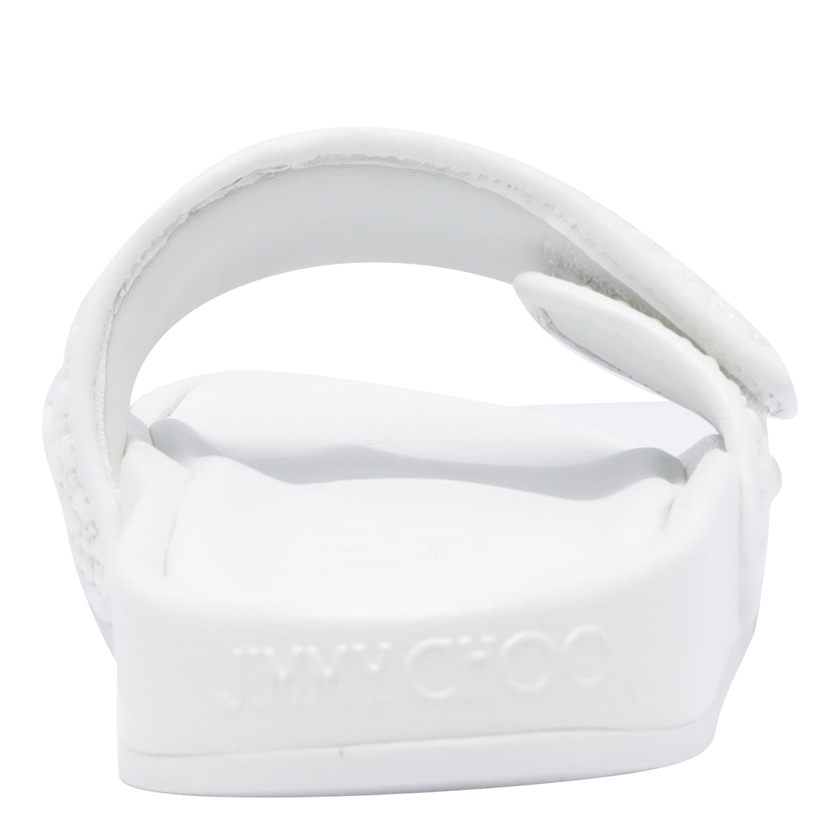 Jimmy Choo Sandals White Fabric/rubber Sole