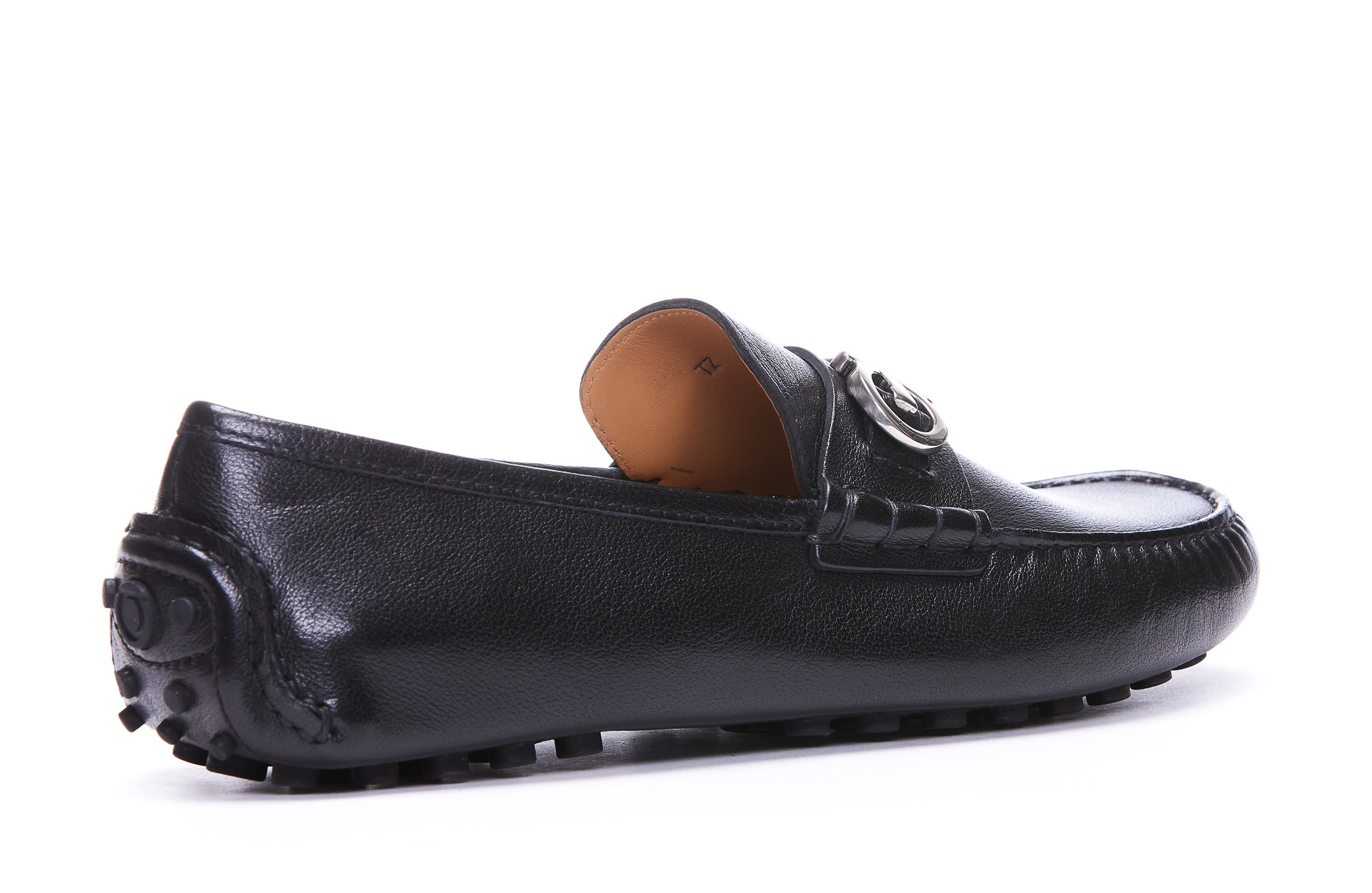 Ferragamo Flat Shoes Black Calf Leather/rubber Sole