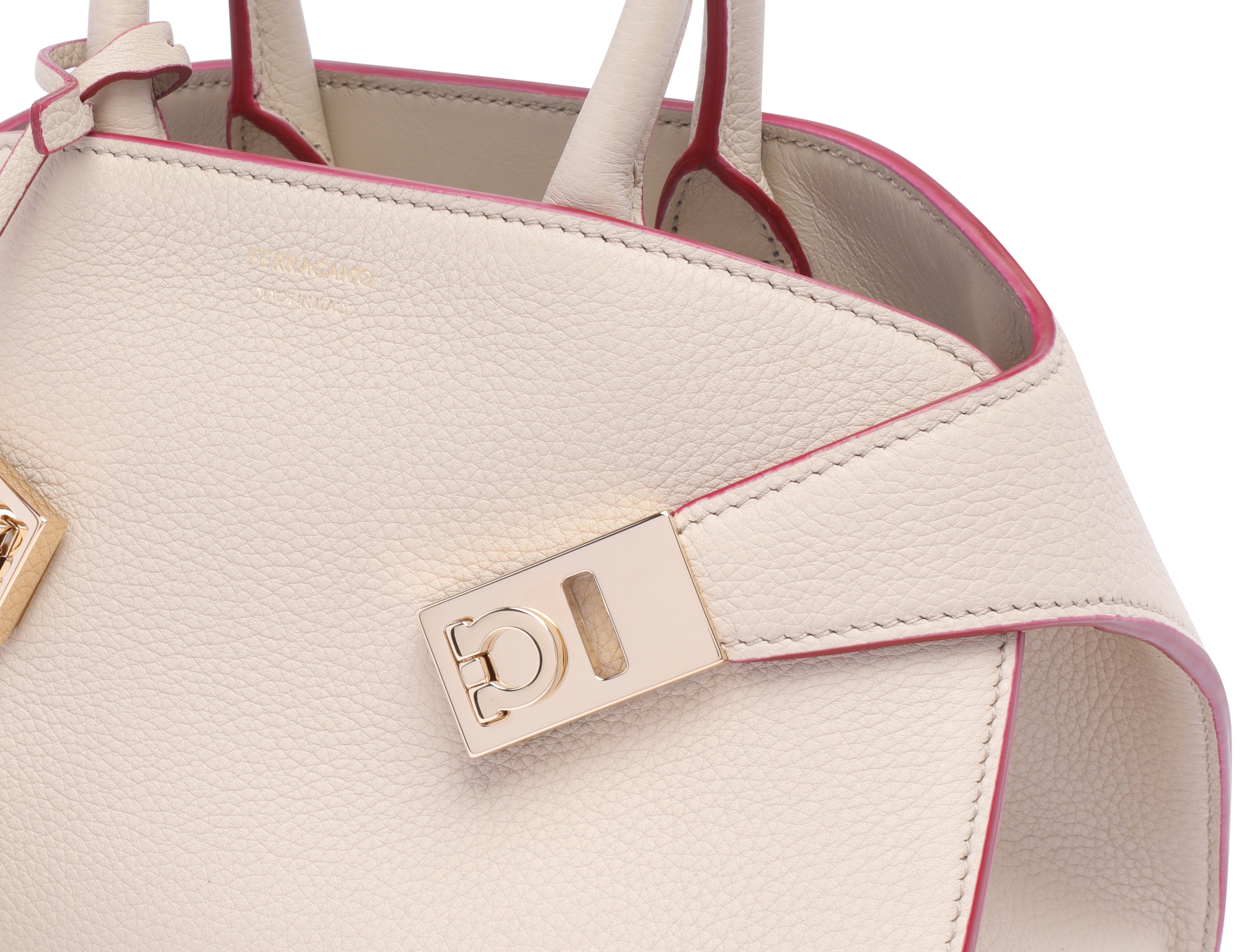 Ferragamo Bags Beige Calf Leather