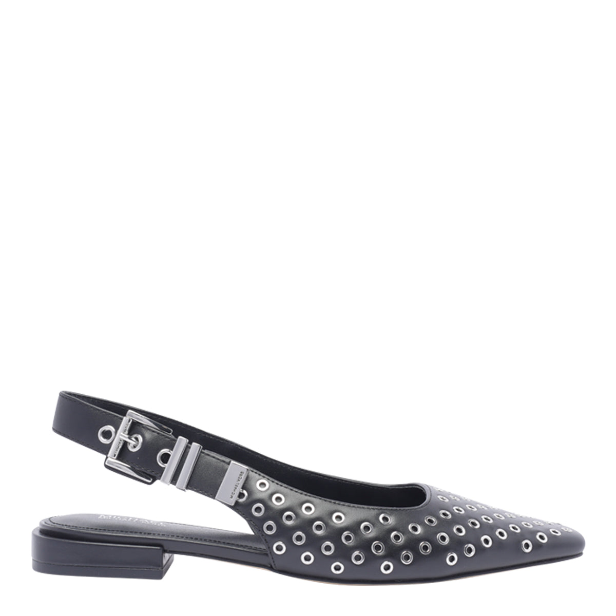 Michael Kors Flat Shoes Black Calf Leather/leather Sole