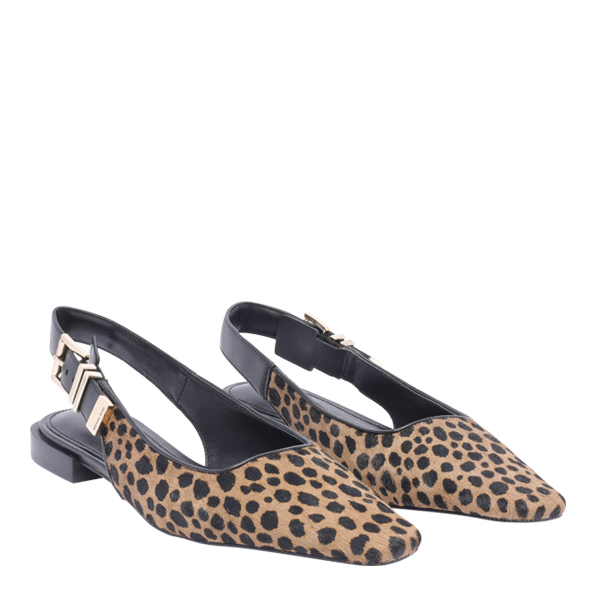 Michael Kors Flat Shoes Brown Calf Leather/leather Sole