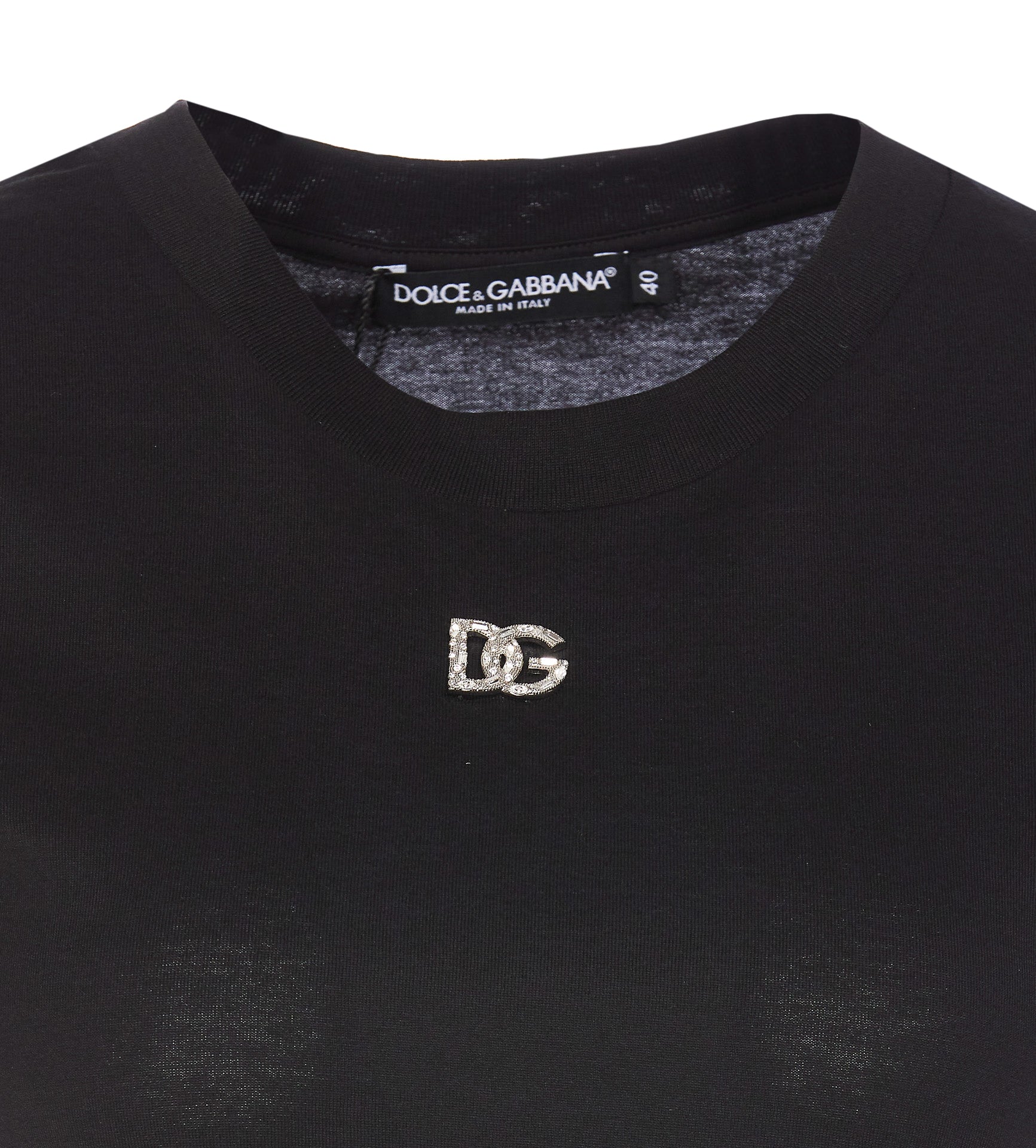 Dolce & Gabbana T-Shirts And Polos Black Cotton