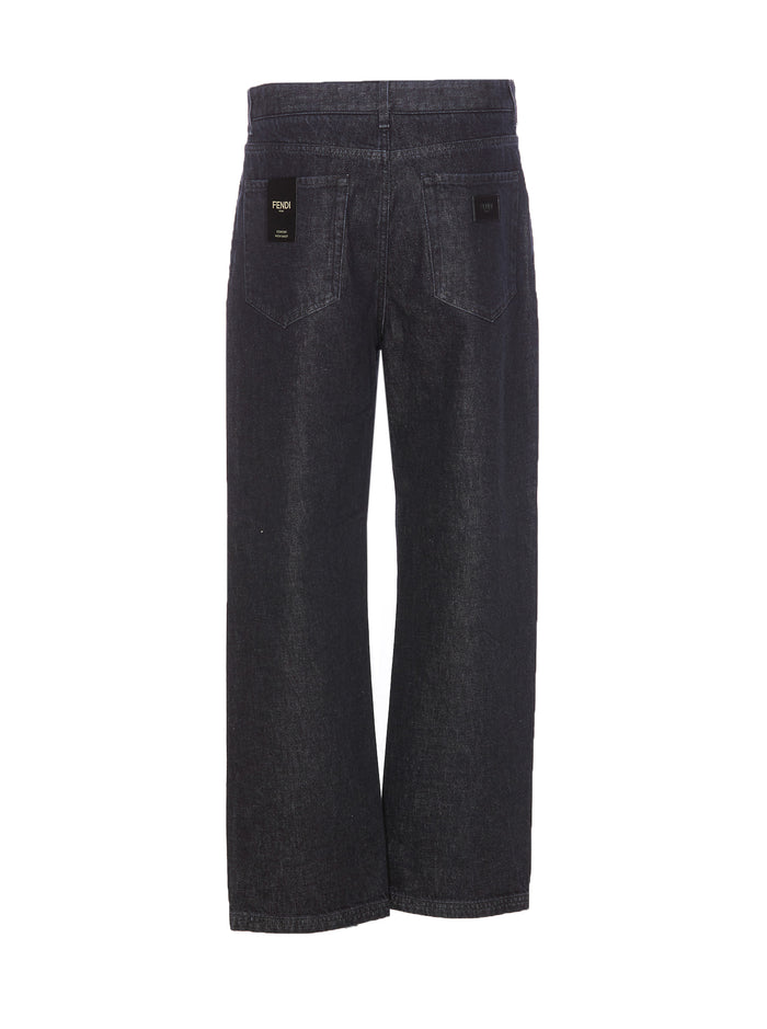 Fendi Jeans Blue Cotton