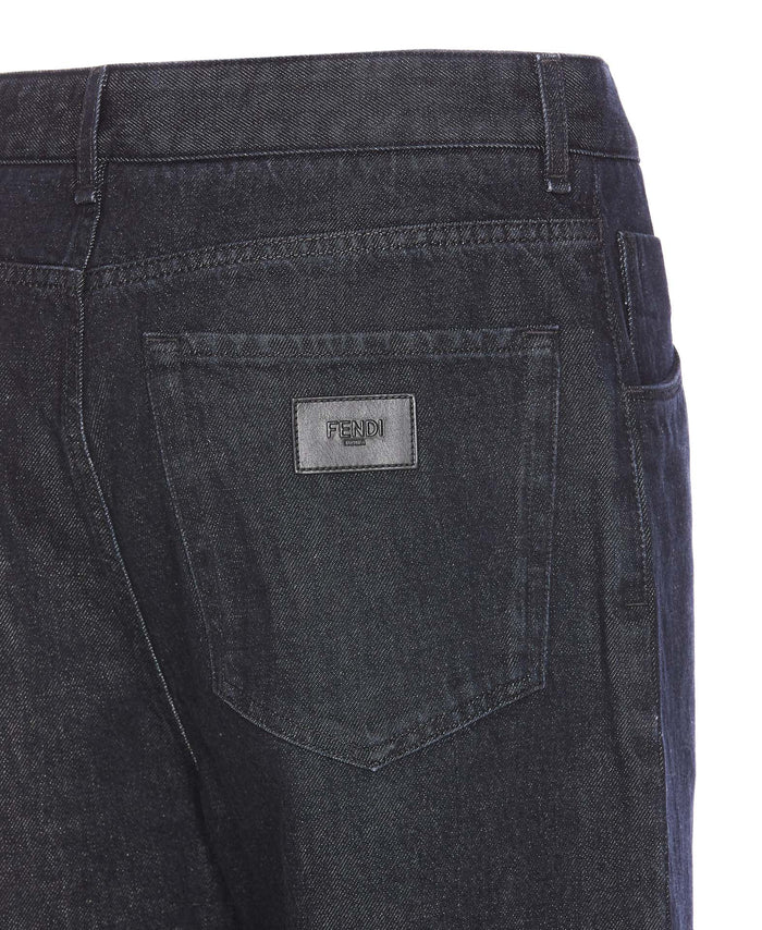 Fendi Jeans Blue Cotton