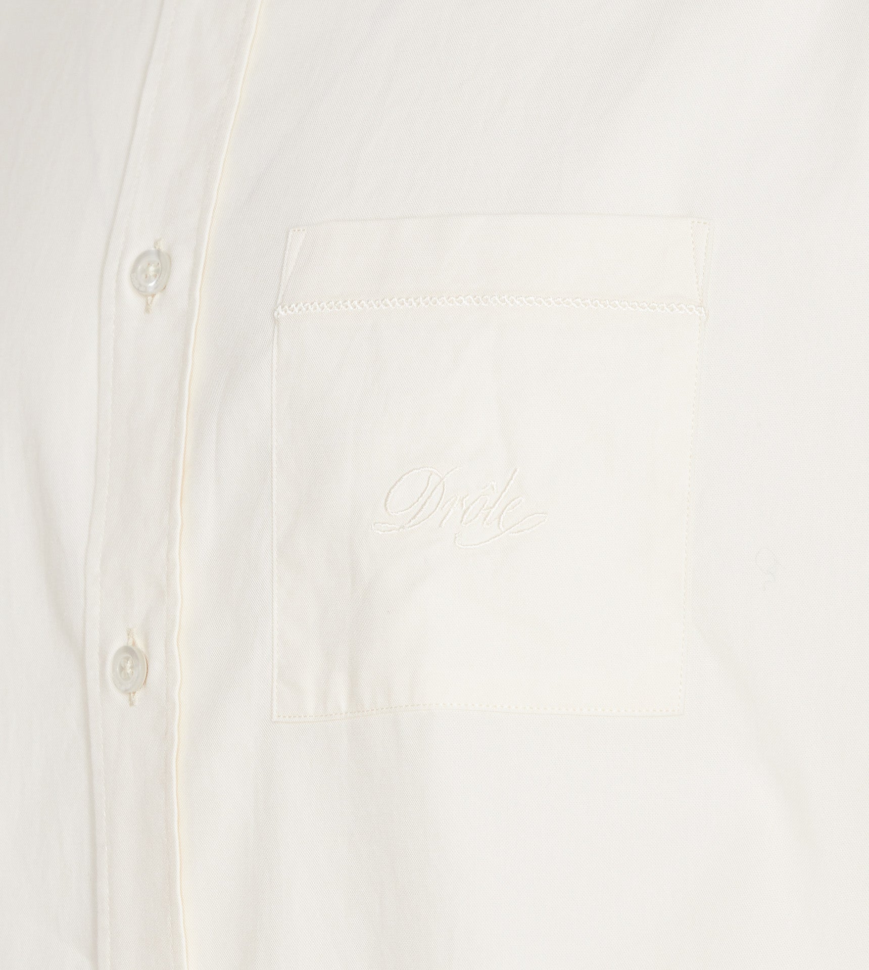 Drole De Monsieur Shirts White Cotton