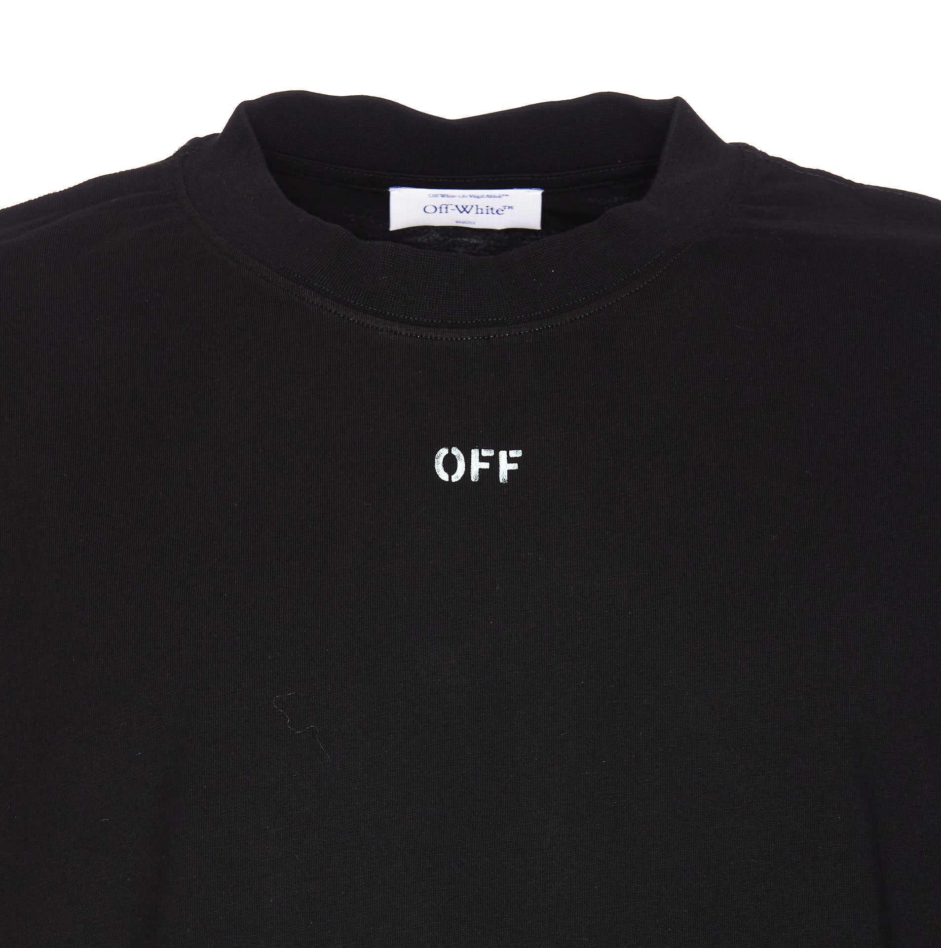 Off White T-Shirts And Polos Black Cotton