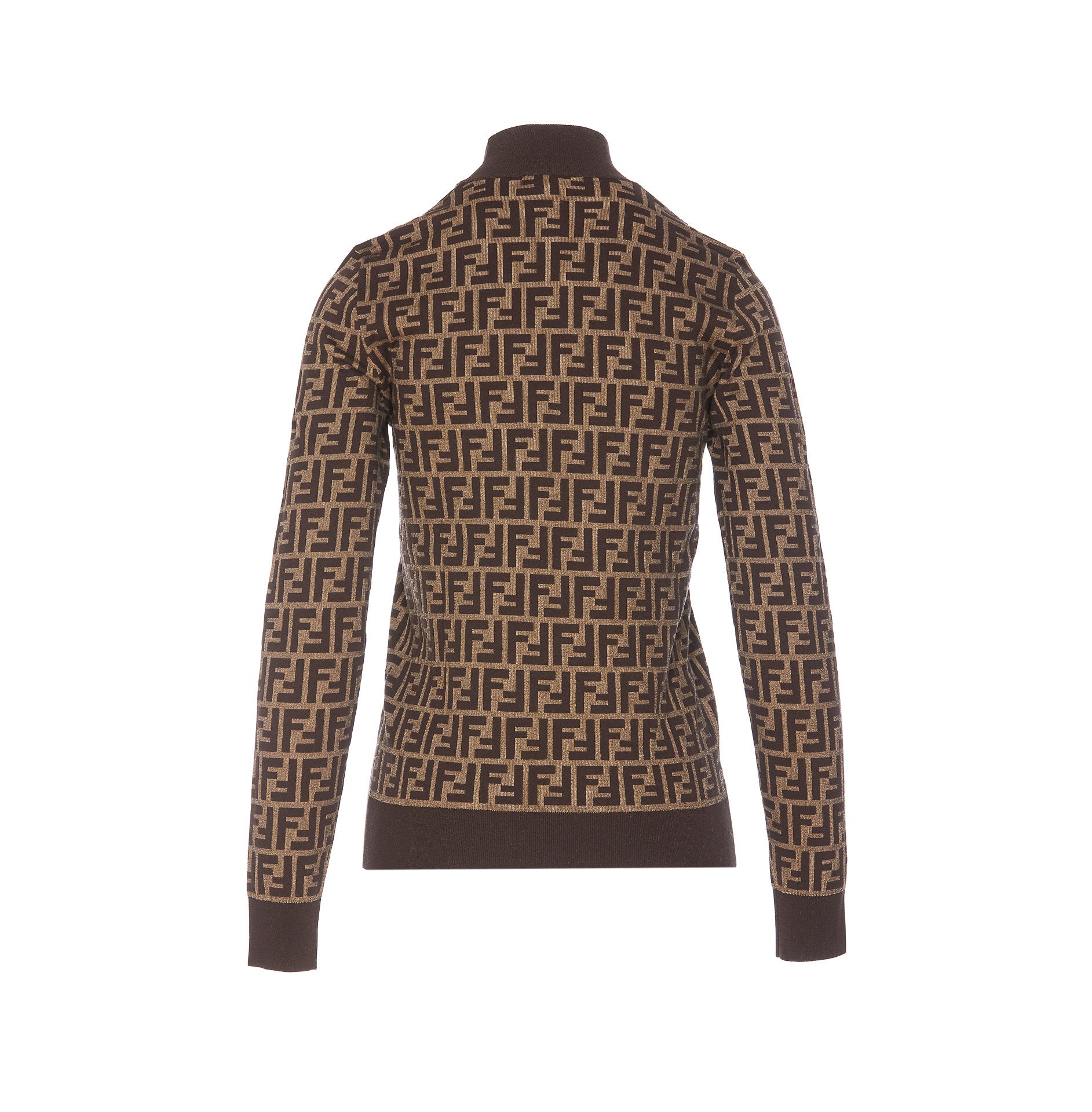 Fendi Sweaters Brown Cotton