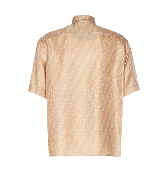 Fendi Shirts Beige Seta