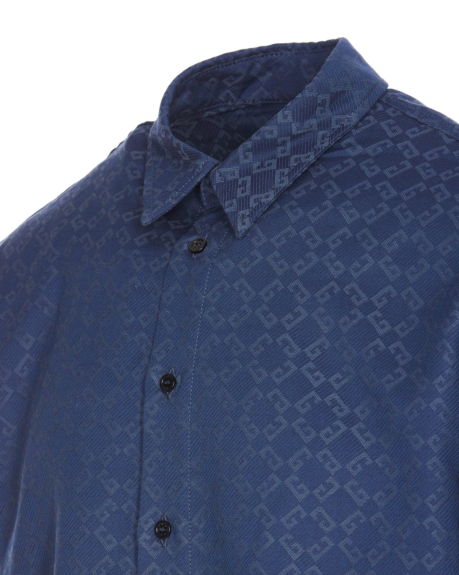 Givenchy Shirts Blue Cotton
