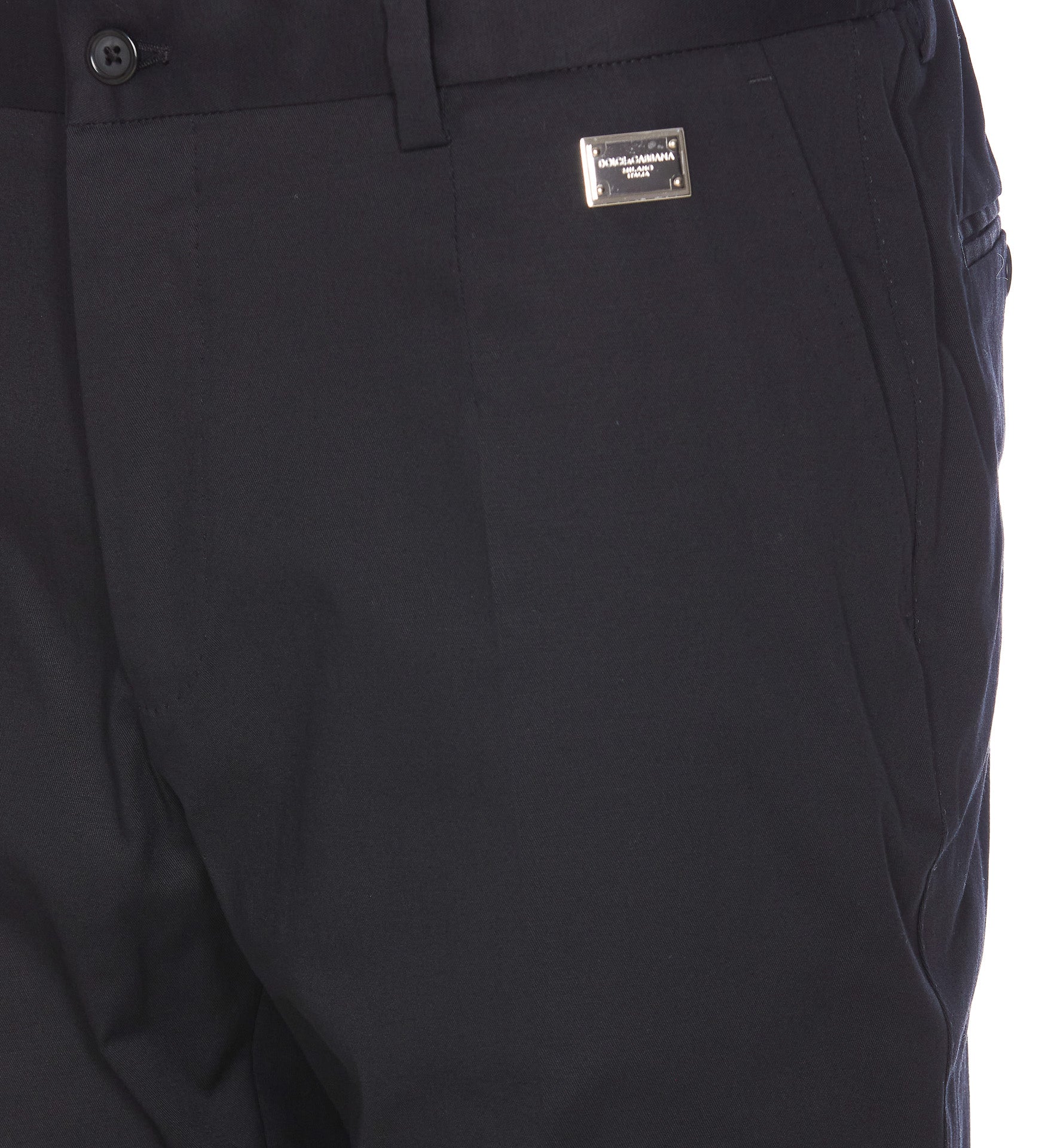Dolce & Gabbana Trousers Black Cotton