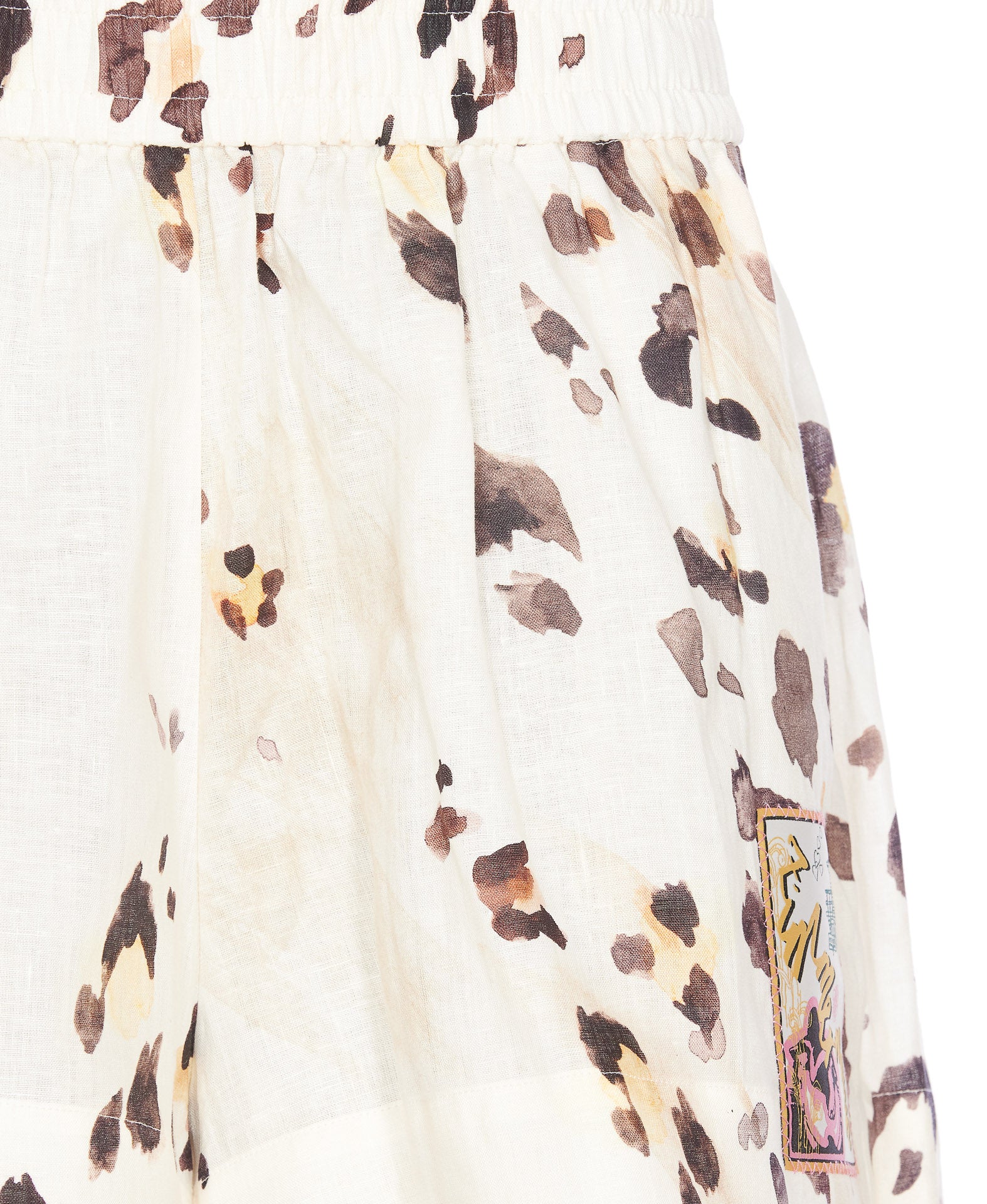 Zimmermann Shorts White Linen