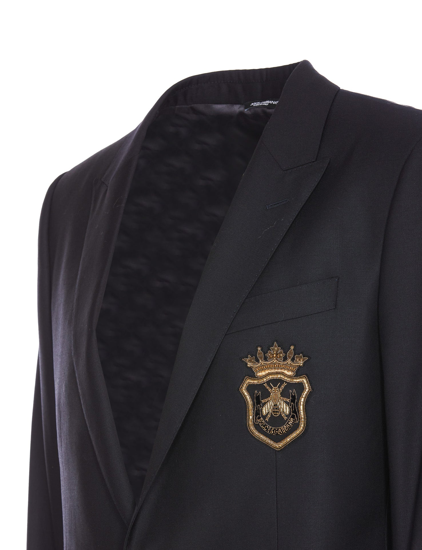 Dolce & Gabbana Jackets Blue Virgin Wool