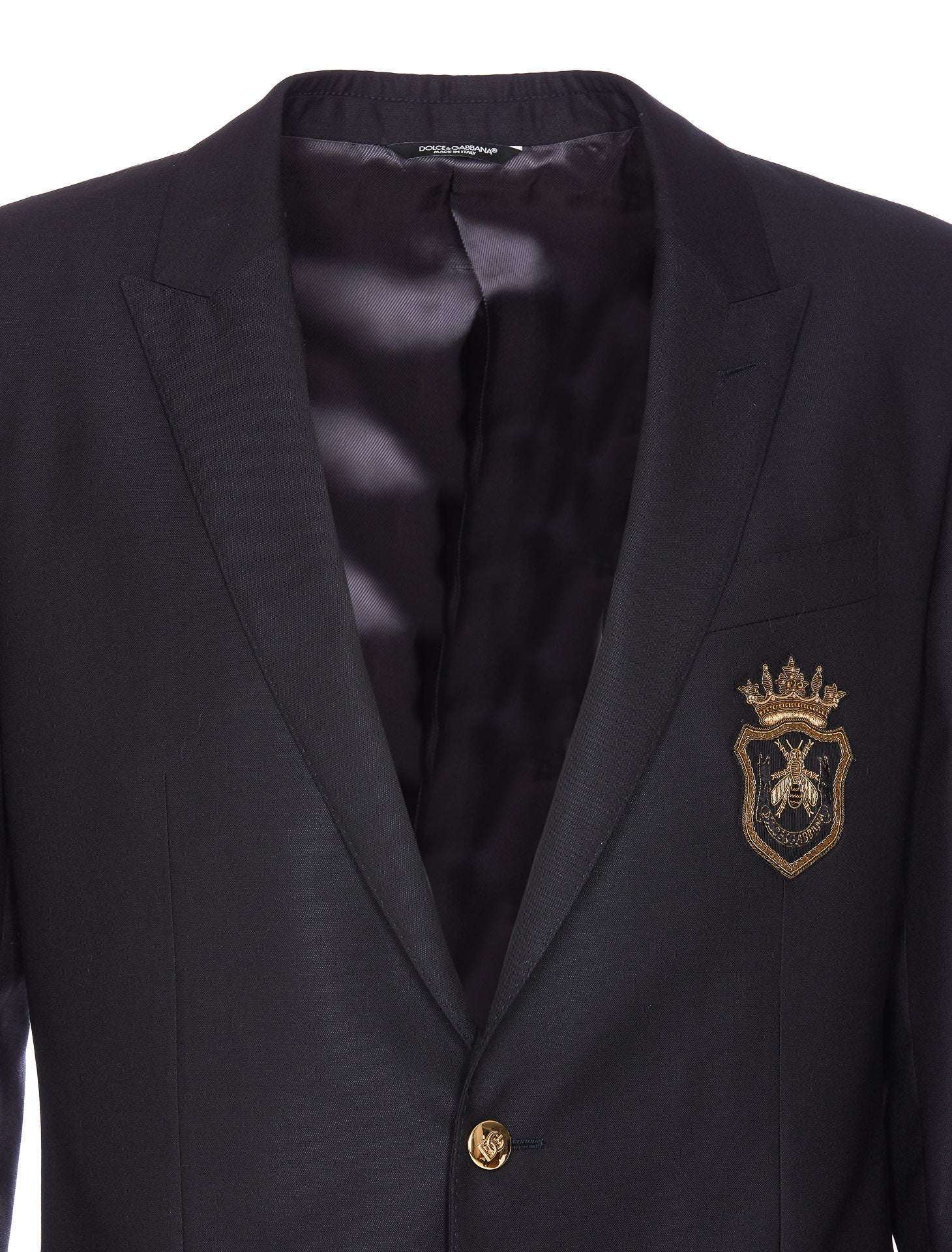 Dolce & Gabbana Jackets Blue Virgin Wool