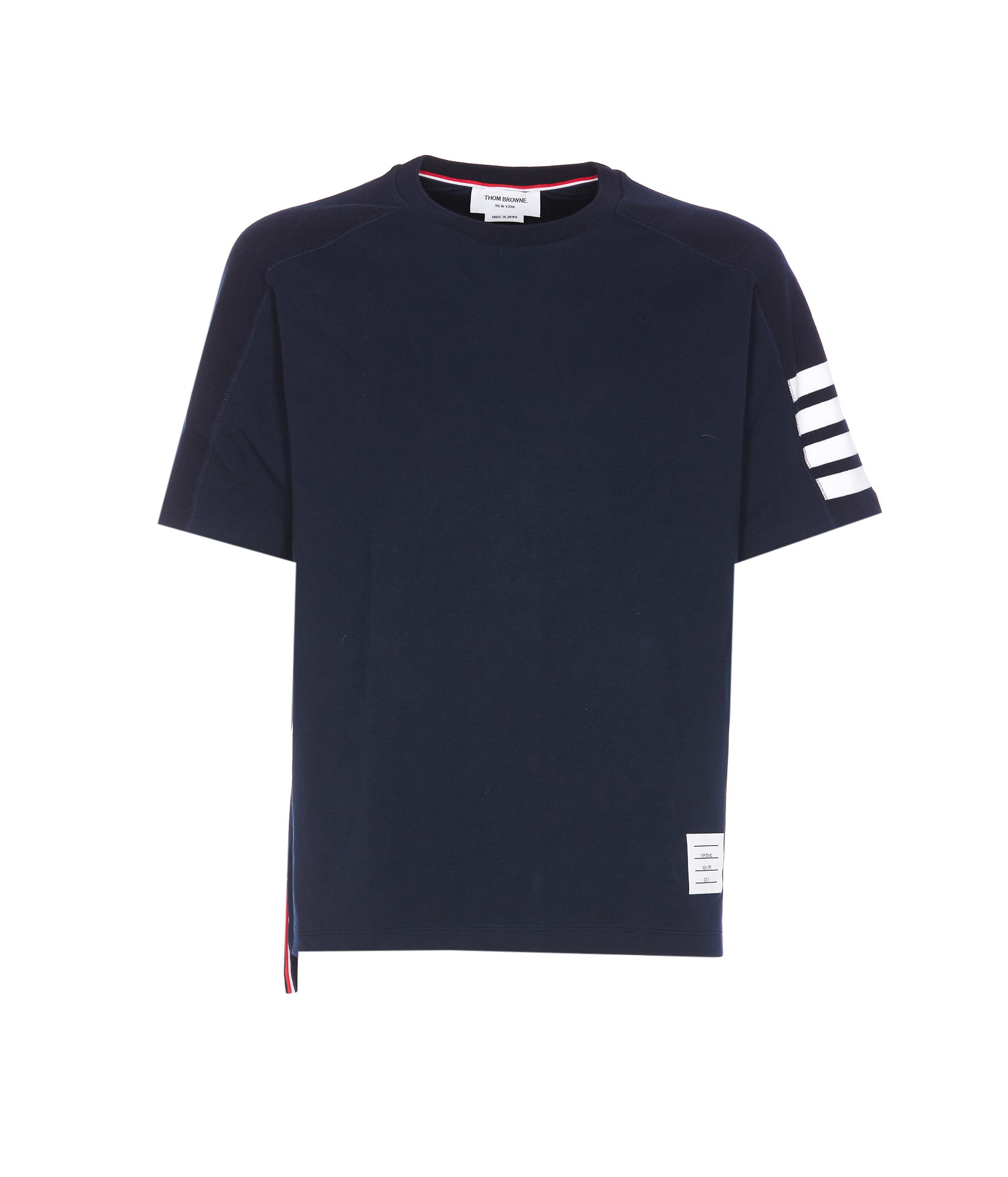 Thom Browne T-Shirts And Polos Blue Cotton