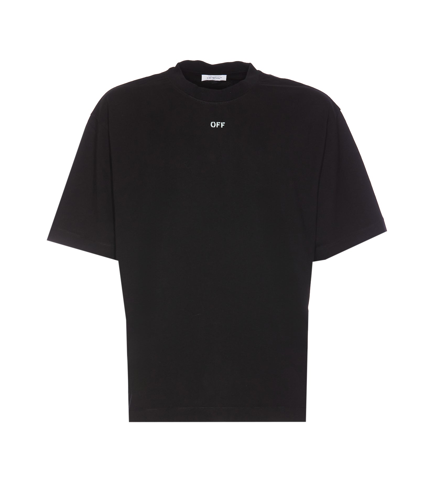 Off White T-Shirts And Polos Black Cotton