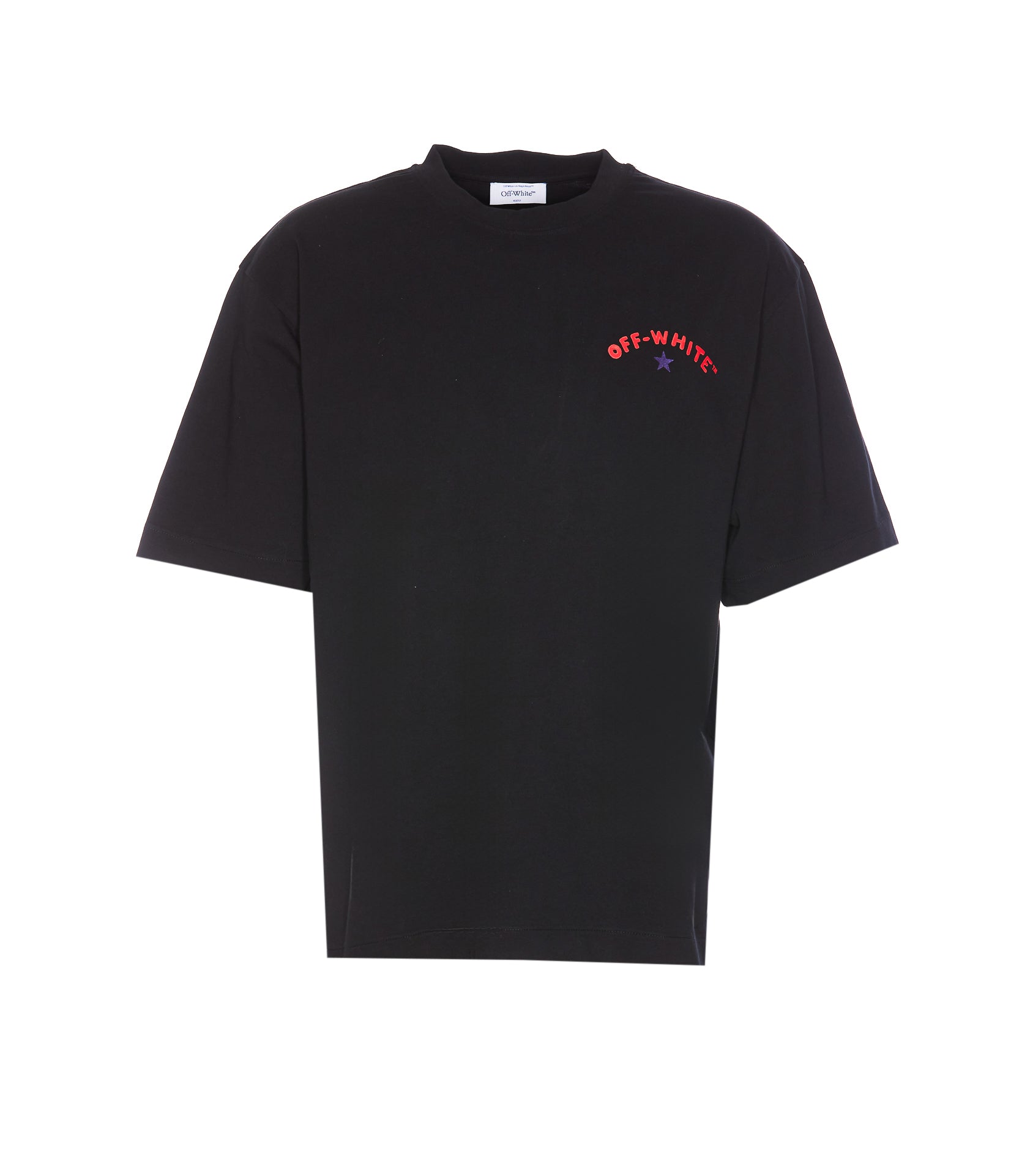 Off White T-Shirts And Polos Black Cotton