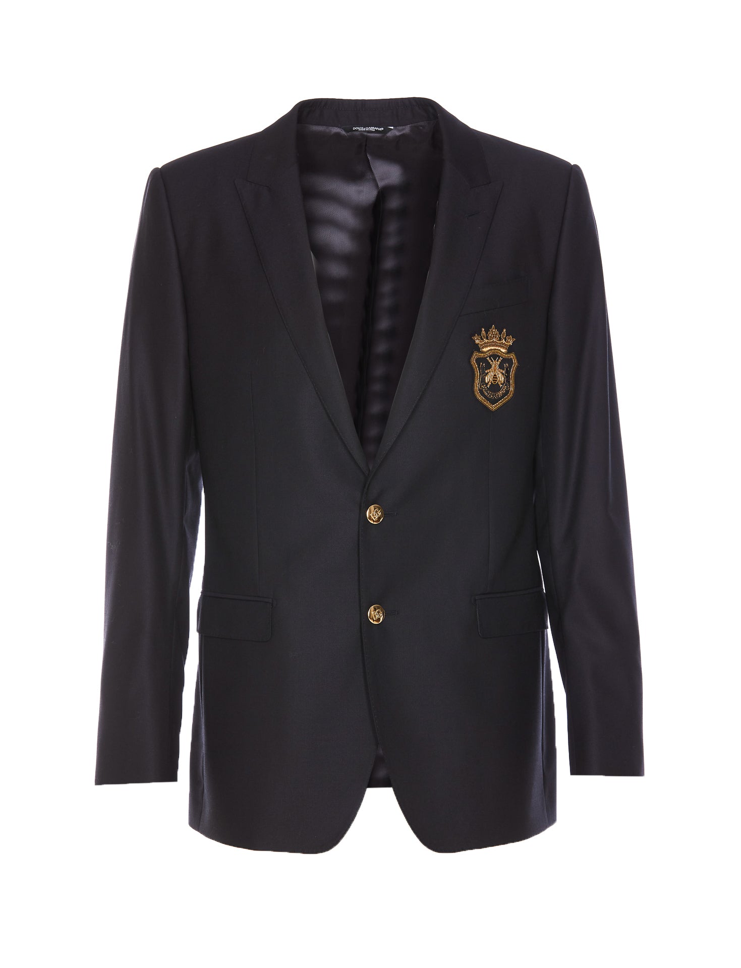 Dolce & Gabbana Jackets Blue Virgin Wool