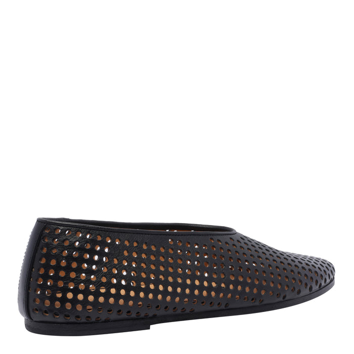 Marsell Flat Shoes Black Calf Leather/leather Sole