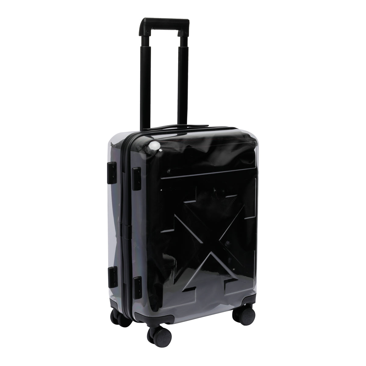 Off White Suitcases Black Polycarbonato
