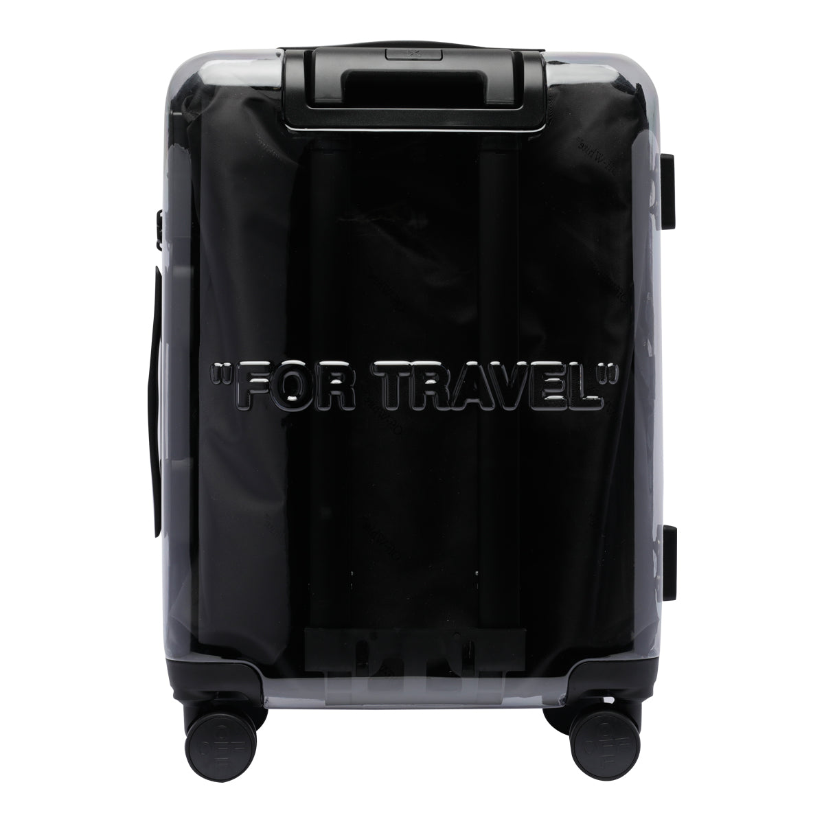 Off White Suitcases Black Polycarbonato