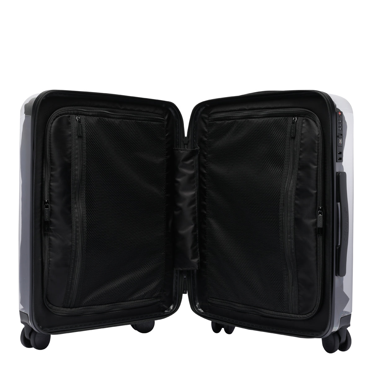 Off White Suitcases Black Polycarbonato
