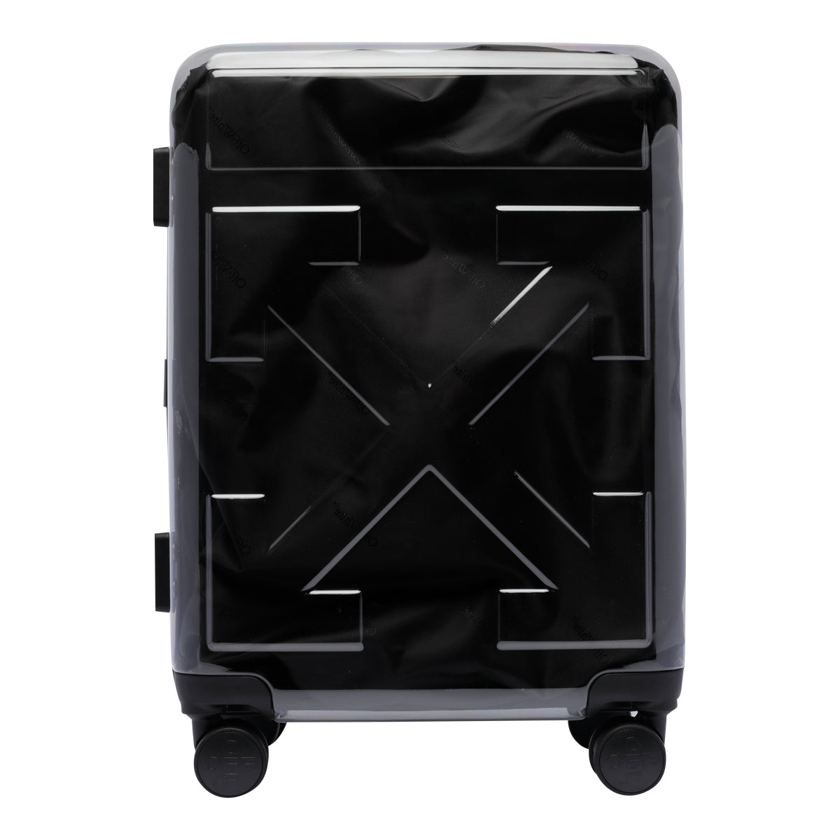 Off White Suitcases Black Polycarbonato