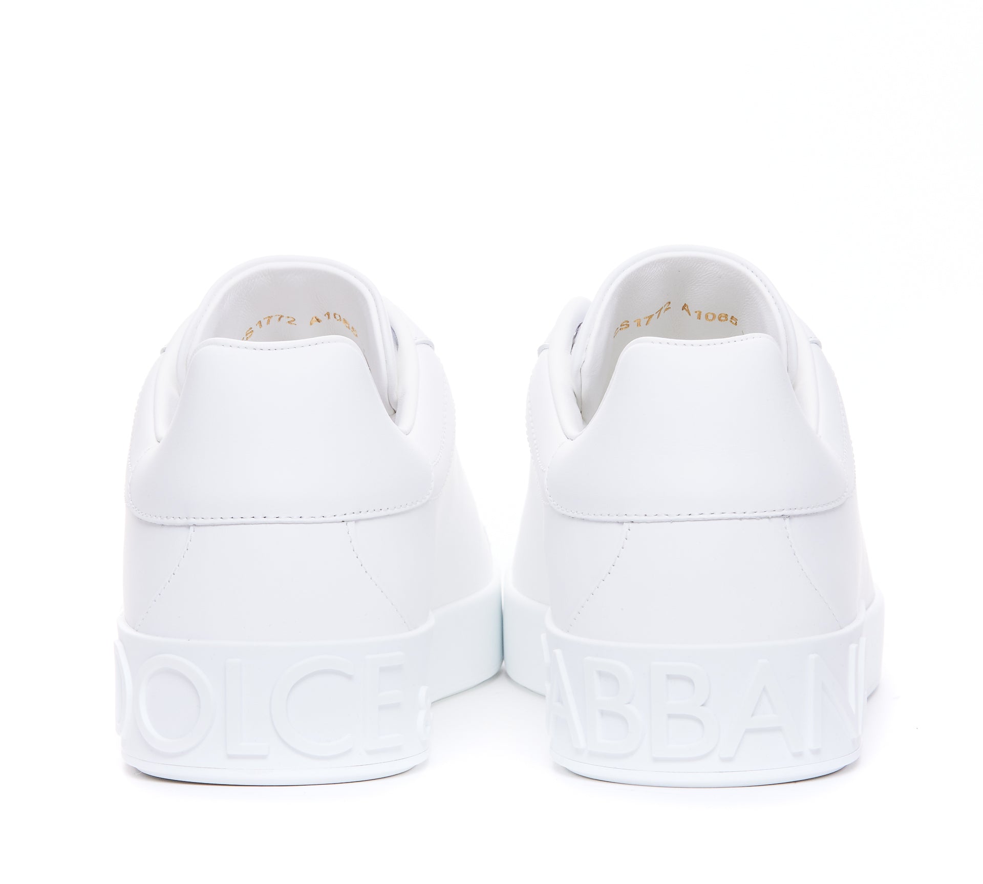 Dolce & Gabbana Sneakers White Calf Leather/rubber Sole