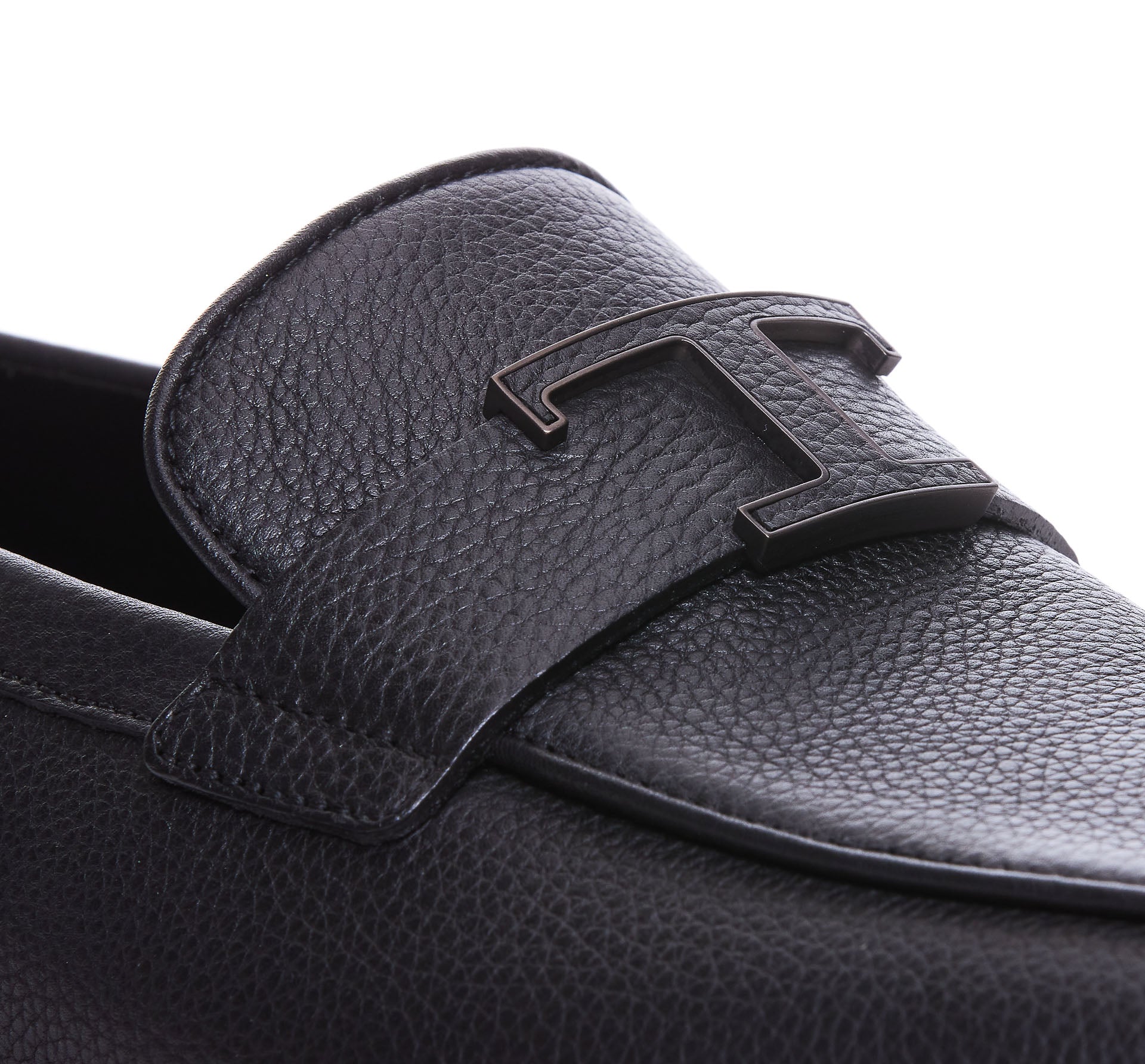 Tods Flat Shoes Black Calf Leather/leather Sole