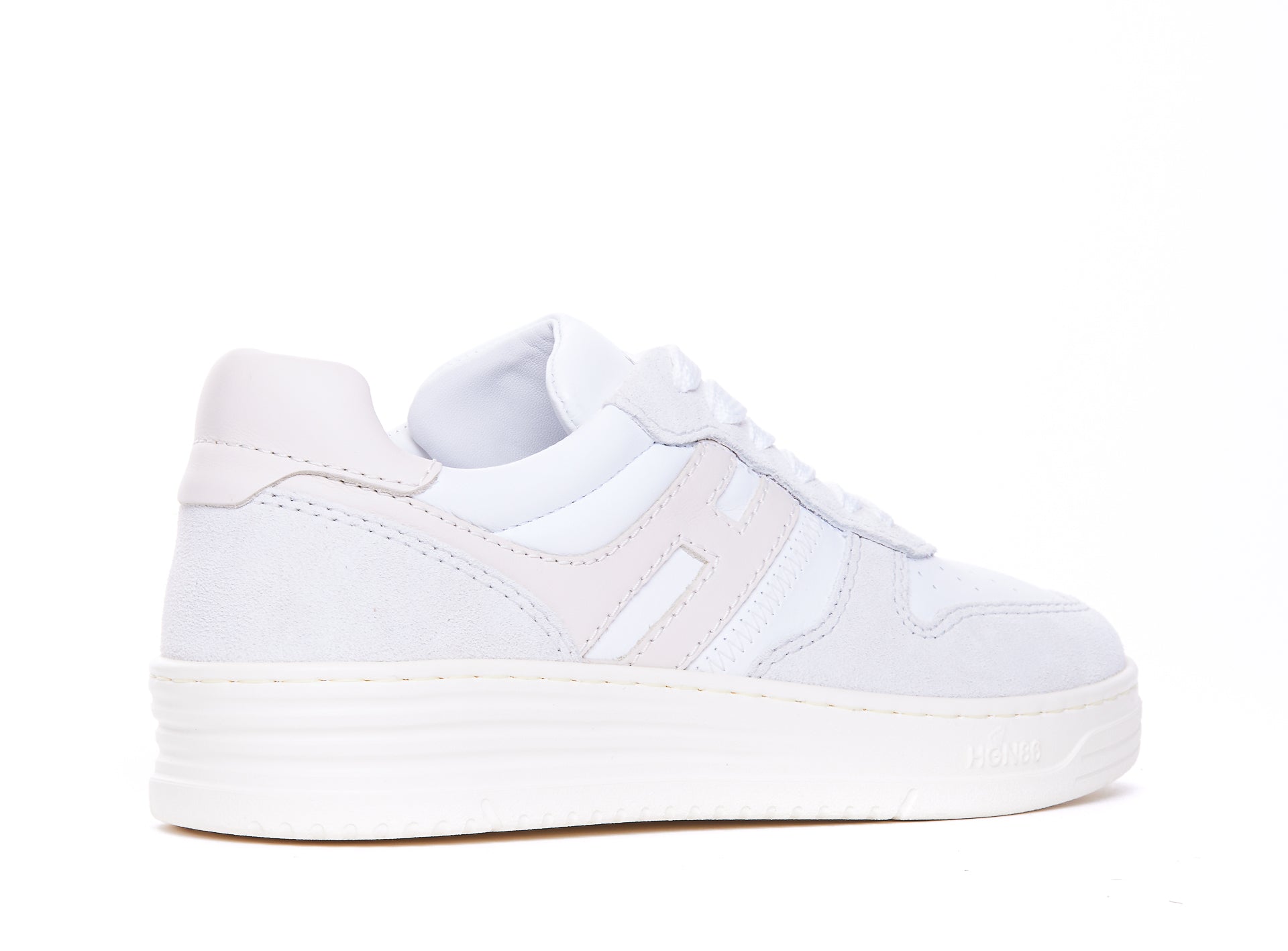 Hogan Sneakers White Calf Leather/rubber Sole