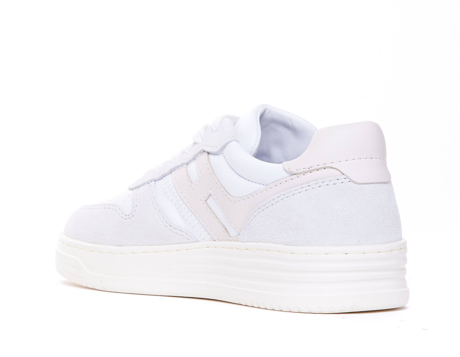 Hogan Sneakers White Calf Leather/rubber Sole