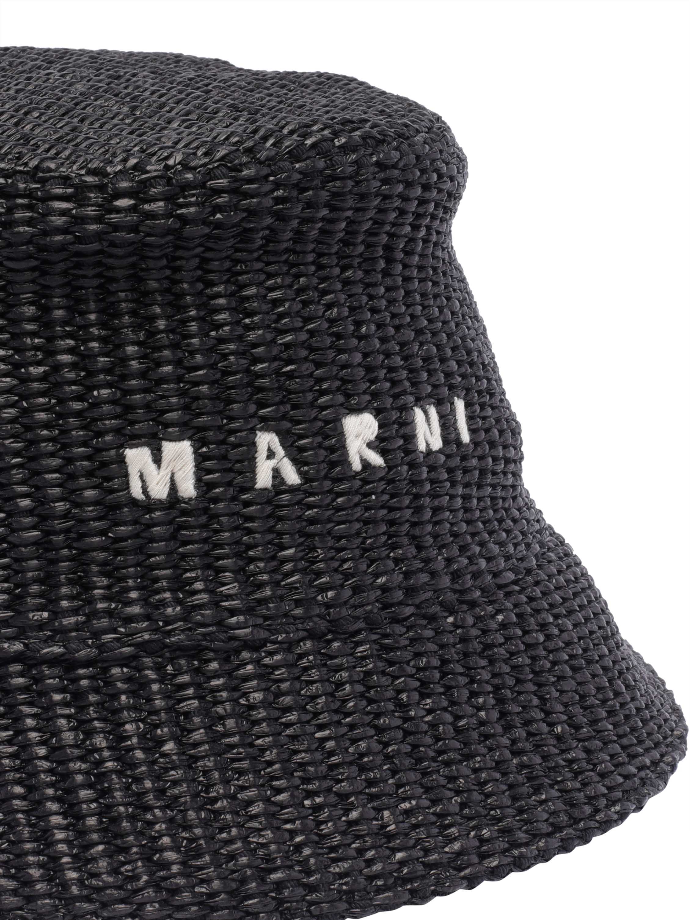 Marni Hats Black Cotton Polyamide