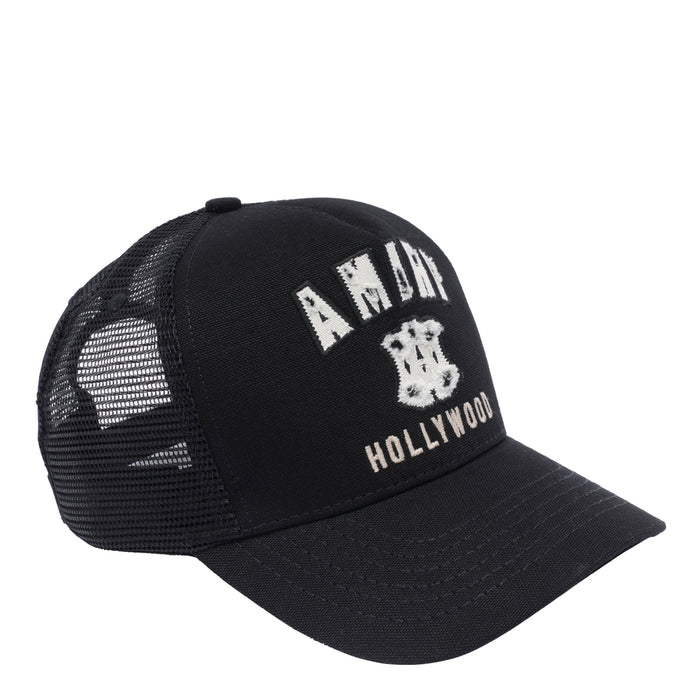 Amiri Hats Black Cotton Lyocell