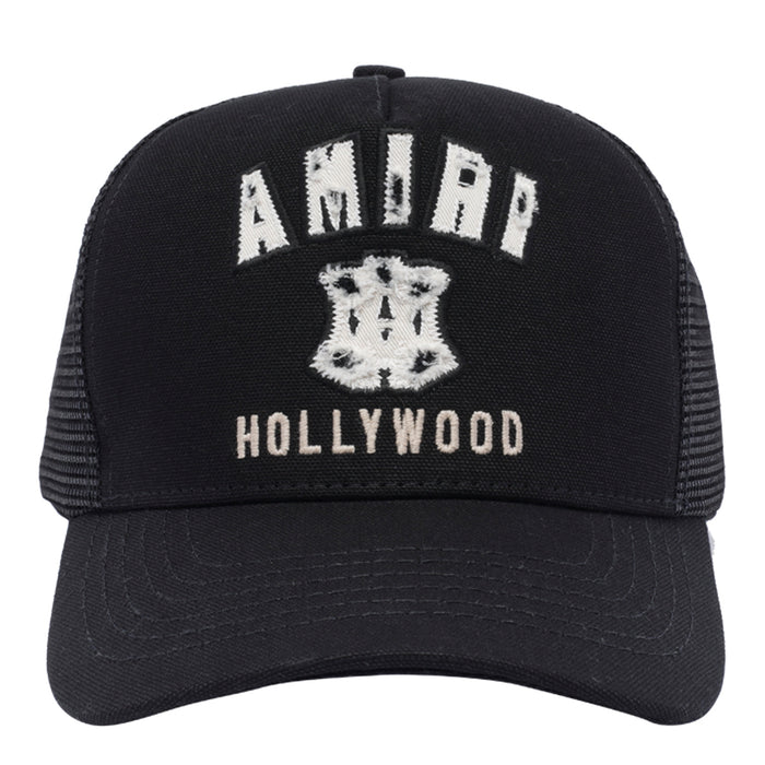 Amiri Hats Black Cotton Lyocell