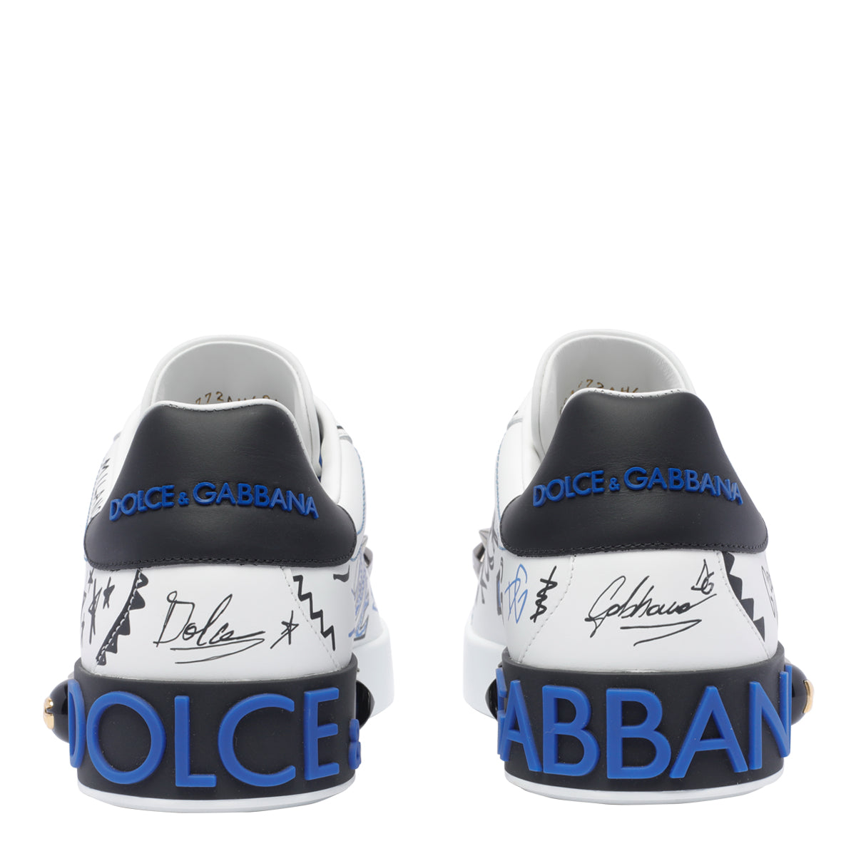 Dolce & Gabbana Sneakers White Calf Leather/rubber Sole