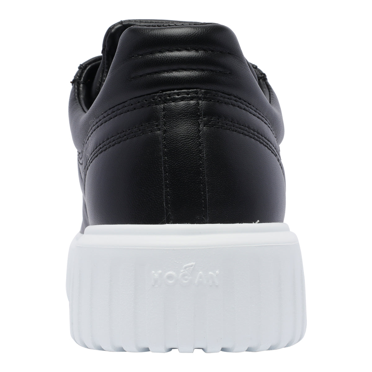 Hogan Sneakers Black Calf Leather/rubber Sole