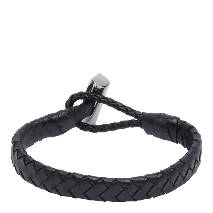 Ferragamo Bijoux Black Calf Leather Brass