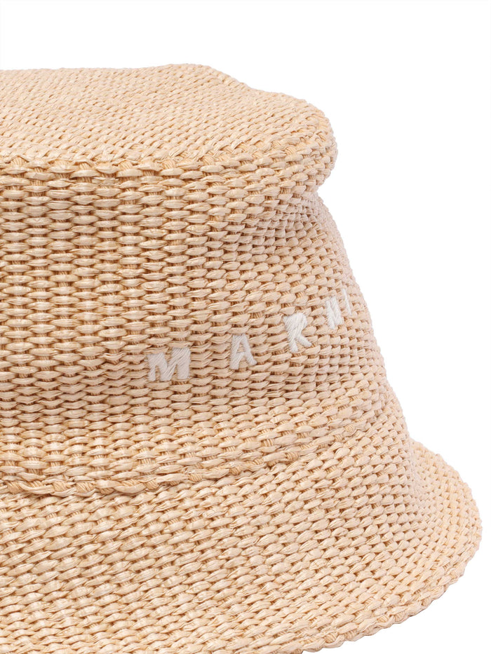 Marni Hats Beige Cotton Polyamide