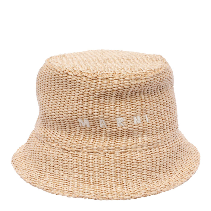 Marni Hats Beige Cotton Polyamide