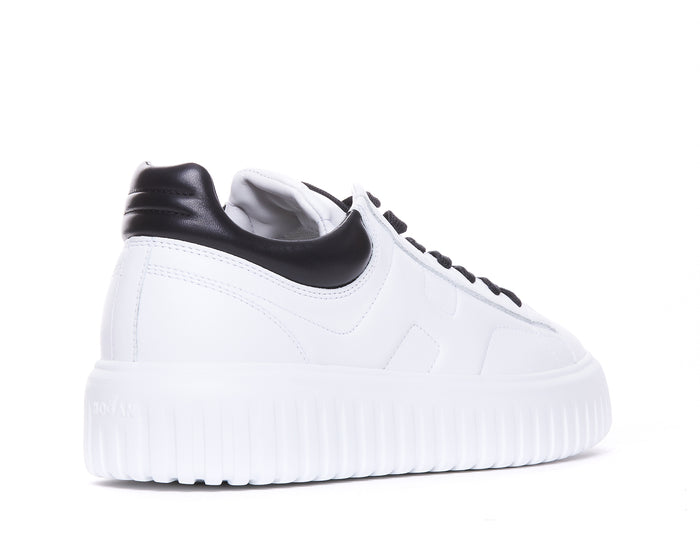Hogan Sneakers White Calf Leather/rubber Sole