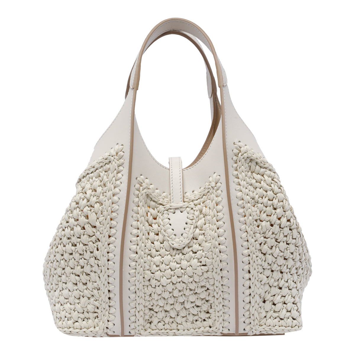 Tods Bags White Rafia Calf Leather