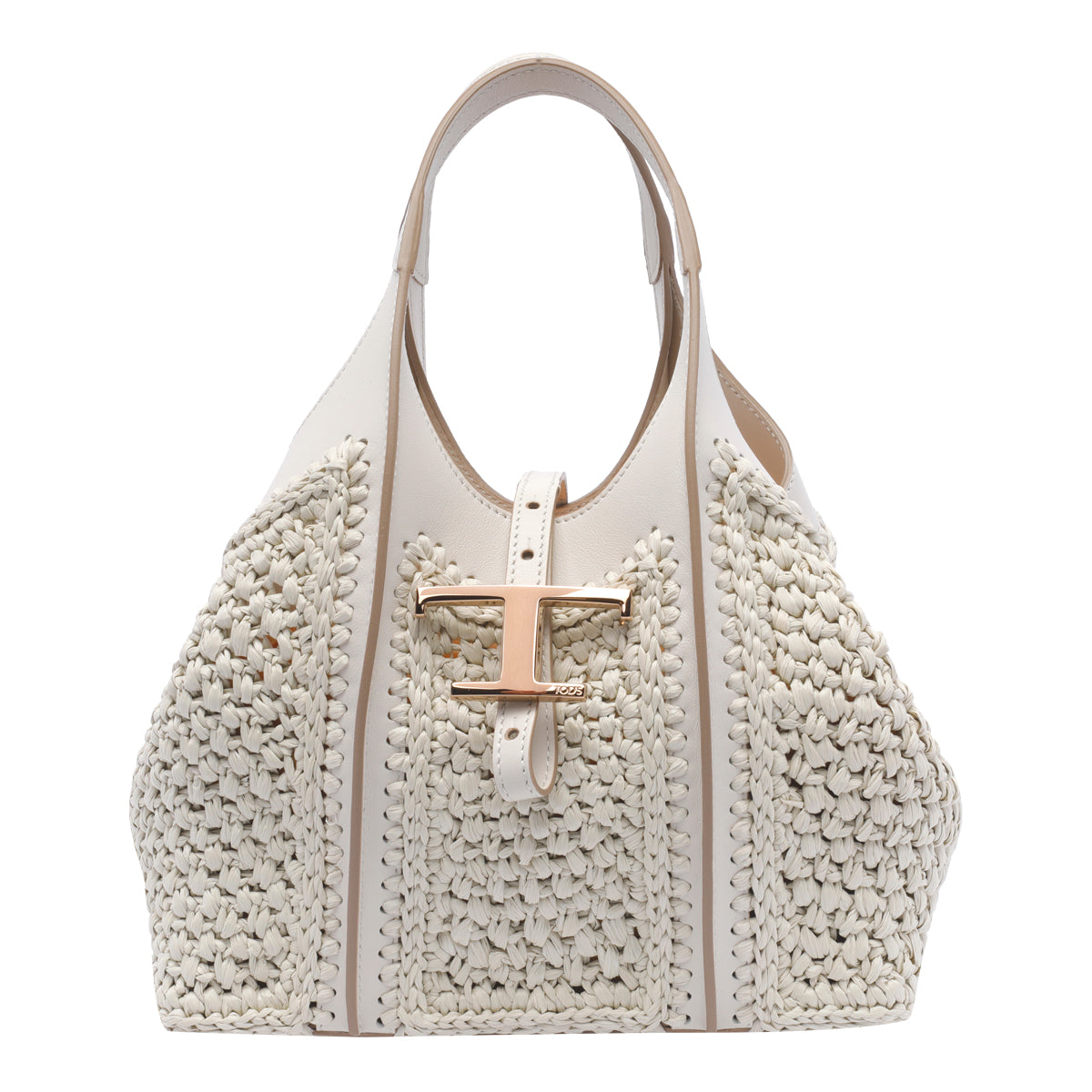 Tods Bags White Rafia Calf Leather