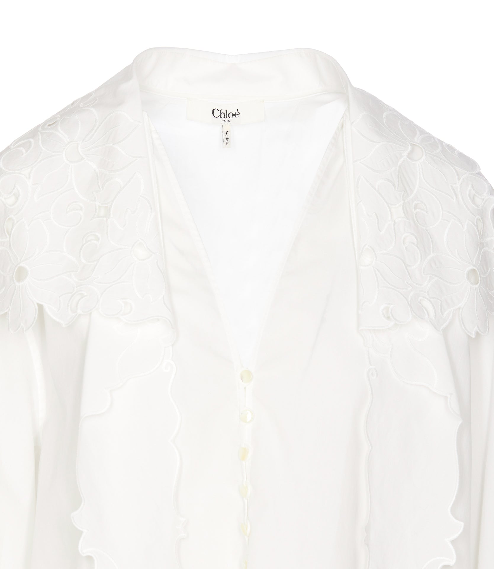 Chloè Shirts White Cotton