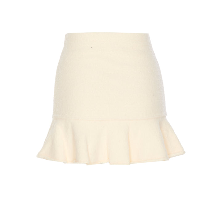Self Portrait Skirts White Polyamide